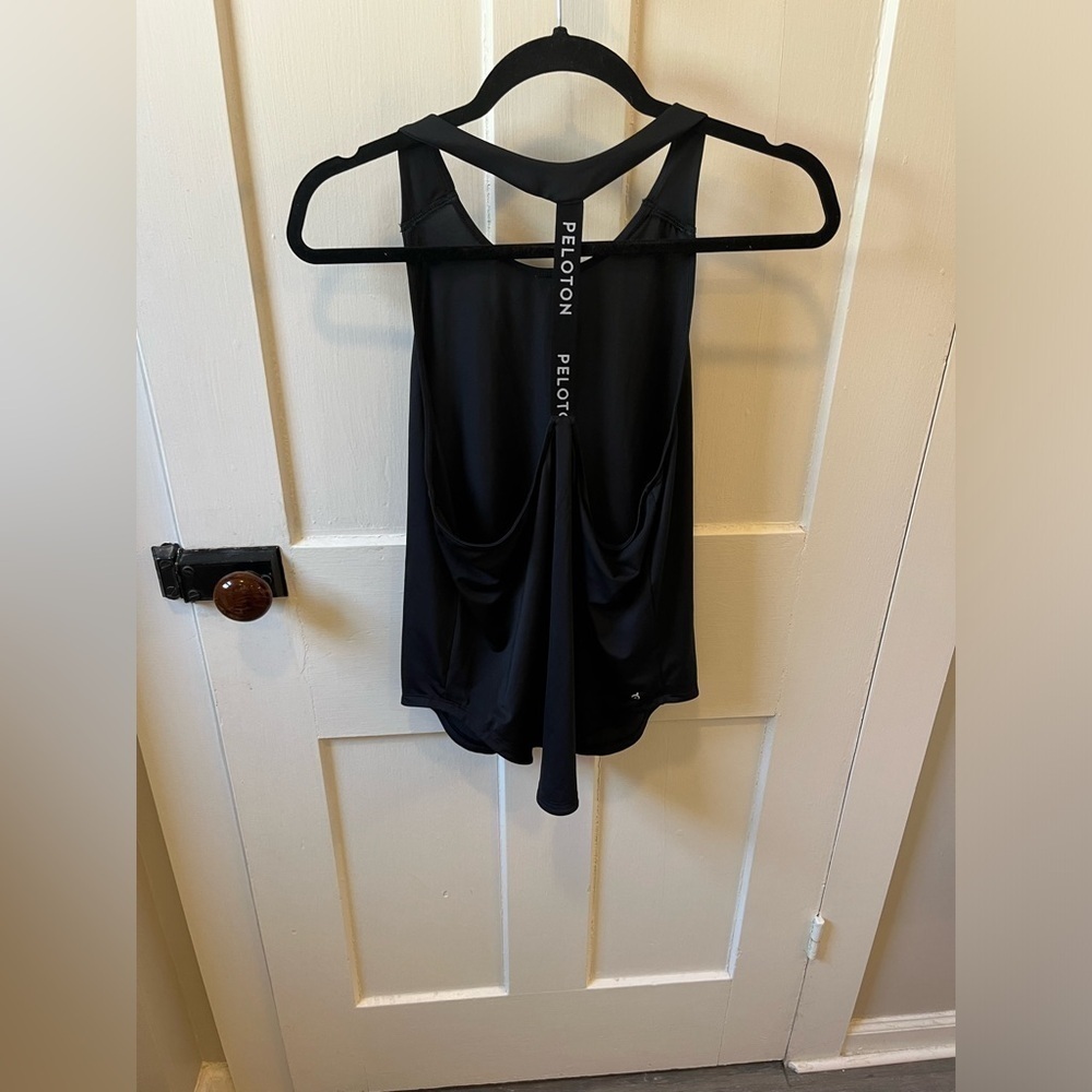 Peloton Distance Razorback Black Tank Top Small - Picture 4 of 6